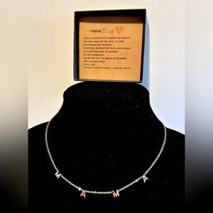 Mama Goldtone Necklace